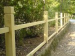 Build a timber picket fence